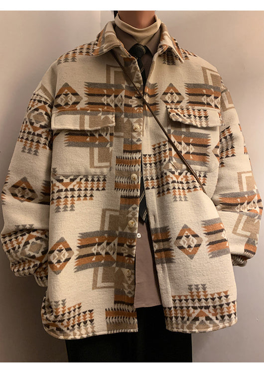 Abrigo de Lana Oversized para Hombre - Chaqueta Casual Holgada - Image 14