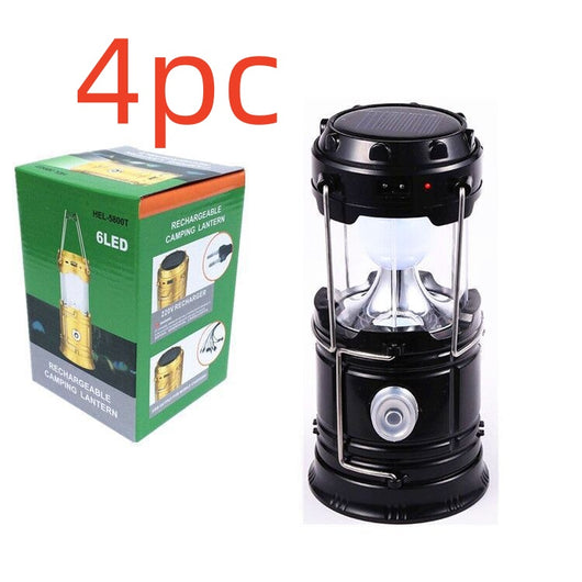 Lámpara Solar Portátil Multifunción para Camping, Emergencias y Puestos Comerciales - Image 10