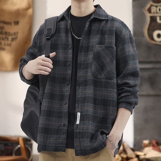 Camisa Suéter Holgada de Manga Larga para Otoño e Invierno - Resistente a Manchas - Image 6