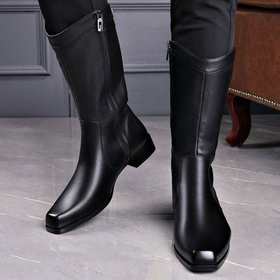 Botas Ejecutivas de Cuero con Punta Afilada para Hombre - Image 2