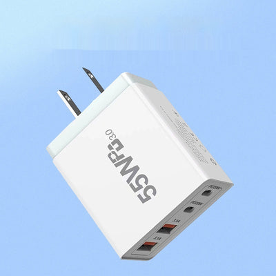 Cargador USB Multi-Puerto 55W - Carga Rápida para Múltiples Dispositivos - Image 4