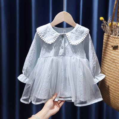 Vestido Infantil Cuadrille Princesa Estilo Coreano - Image 2
