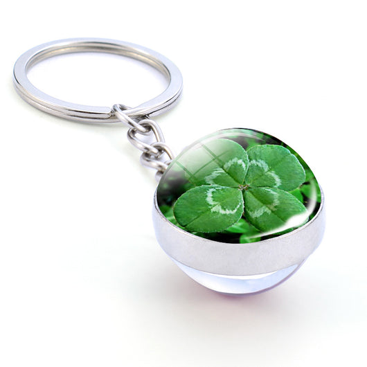 Llavero de Cristal Doble Cara - Joya de Cuarzo Brillante - Image 10