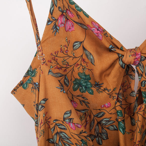 Jumpsuit Espalda Descubierta sin Mangas