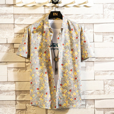 Camisa Casual Floral para Hombre - Image 12