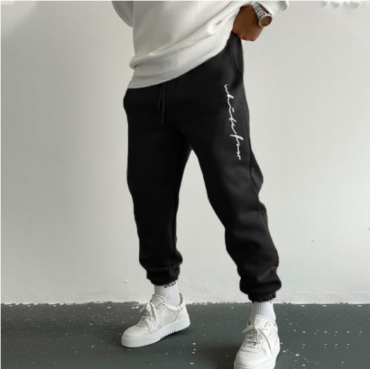 Pantalones Casuales Minimalistas Estampados para Otoño - Image 2