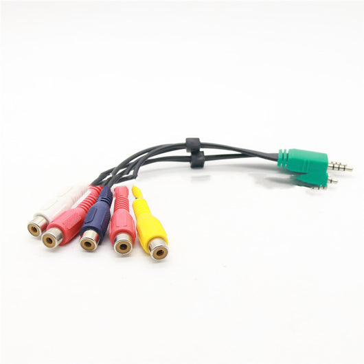 Cable Adaptador AV a 5 RCA para Señal de Video Componente - Image 10