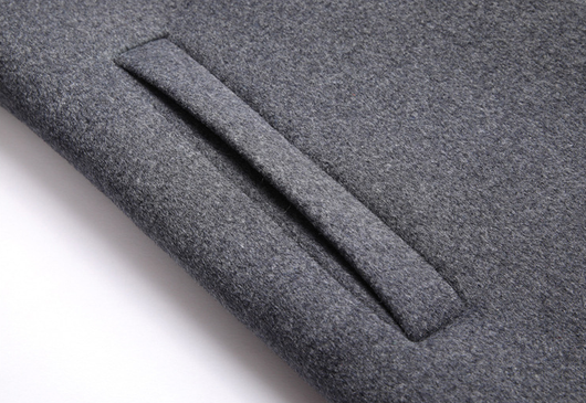Abrigo de Lana Casual para Hombre con Gorro Desmontable - Image 13