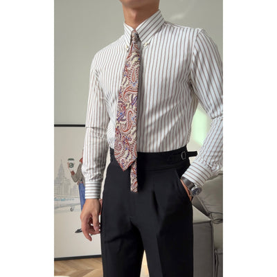 Camisa Formal Versátil para Hombre de Negocios - Image 14