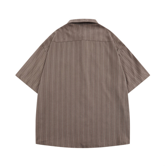 Camisa Casual de Rayas Verticales para Hombre - Image 25