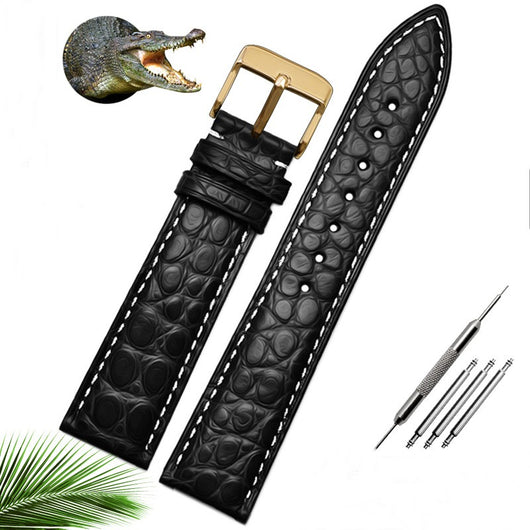 Correa de Reloj de Piel de Cocodrilo para Hombre y Mujer - Compatible con Mérdo - Image 17