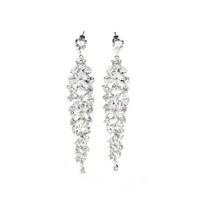 Aretes Largos de Flores con Borlas Elegantes - Image 3