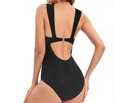 Traje de Baño Enterizo Negro Ajustado - Image 2
