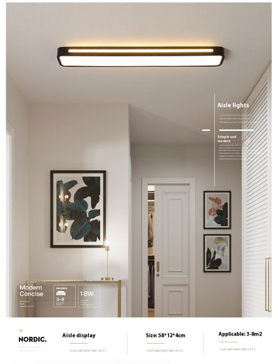 Lámpara de Techo LED Nórdica Minimalista para Pasillos - Image 11