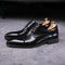 Zapatos de Cuero Casual con Punta Cuadrada 3D