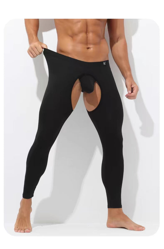 Pantalones Térmicos Ajustados Modal para Hombre - Diseño Abierto Otoño Invierno - Image 26