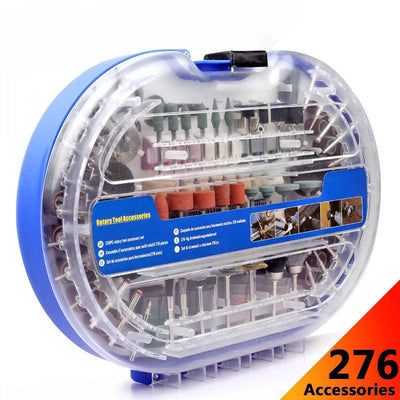 Kit de 276 Accesorios para Amoladora Eléctrica - Tallado, Pulido y Corte de Jade, Madera y Joyería