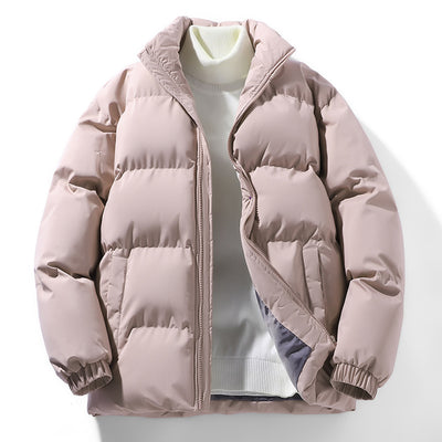 Abrigo Suelto Estilo Hong Kong Cuello Alzado Algodón Otoño Invierno - Image 7