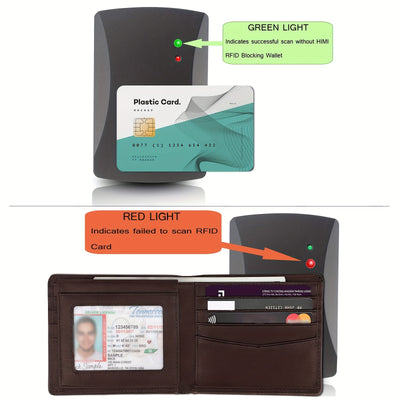 Billetera Antirrobo de Tres Pliegues con Múltiples Compartimentos - Image 10