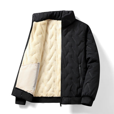 Abrigo de Algodón Acolchado con Forro Polar para Hombre - Image 2