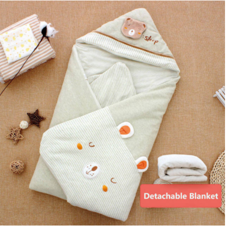 Edredón Infantil de Algodón Acolchado Desmontable para Otoño e Invierno - Image 6