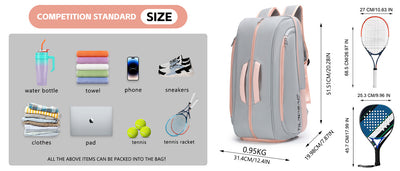 Bolsa Deportiva Multiusos para Tenis con Compartimento para Zapatos - Image 27