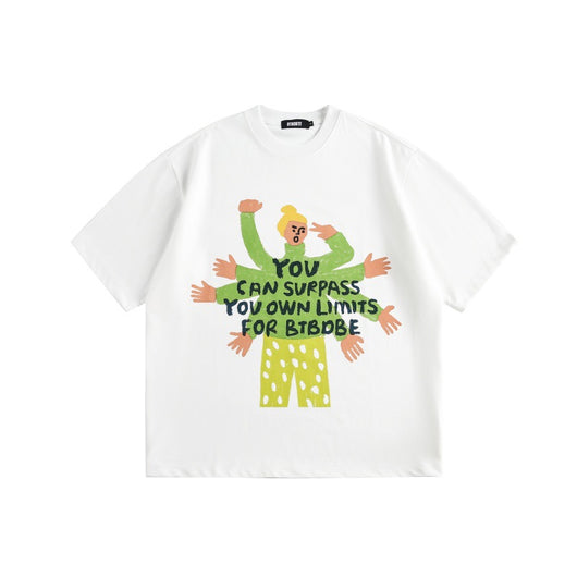 Camiseta Retro Americana Unisex de Manga Corta Holgada - Image 11