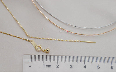 Cadena Ajustable de Oro 18K para Collares - Accesorio DIY Premium - Image 12