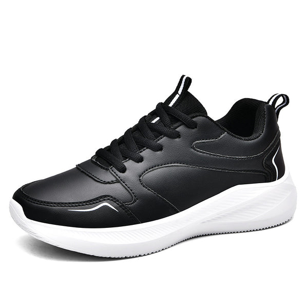 Tenis Casual Impermeables de Cuero con Suela Suave para Mujer - Image 6