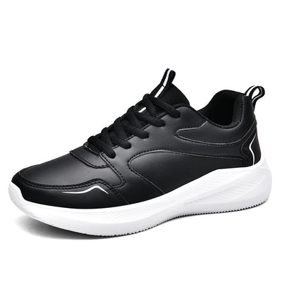 Tenis Casual Impermeables de Cuero con Suela Suave para Mujer - Image 6