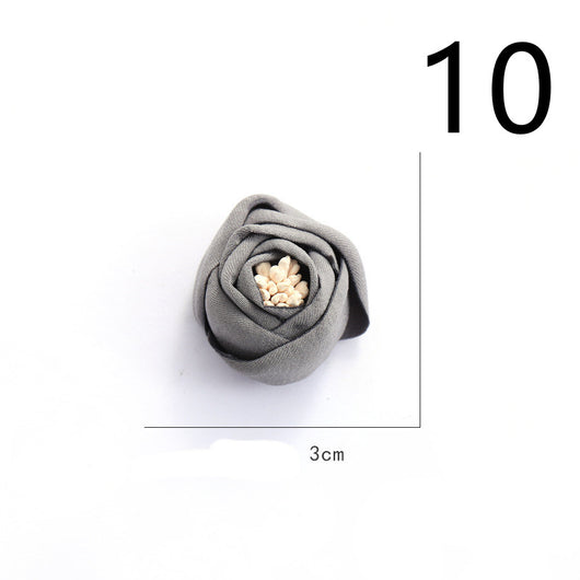 Diadema de Flores de Tela con Base Adhesiva para Hacer a Mano - Image 8
