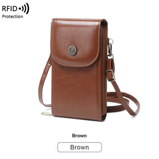 Funda Retro de Cuero Encerado con Protección Antimagnética - Image 9