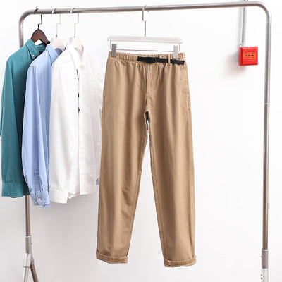 Pantalones Overol de Algodón con Hebilla Retro para Hombre - Image 2