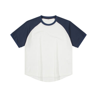 Playera Waffle Contraste Tallas Grandes Manga Corta - Image 5