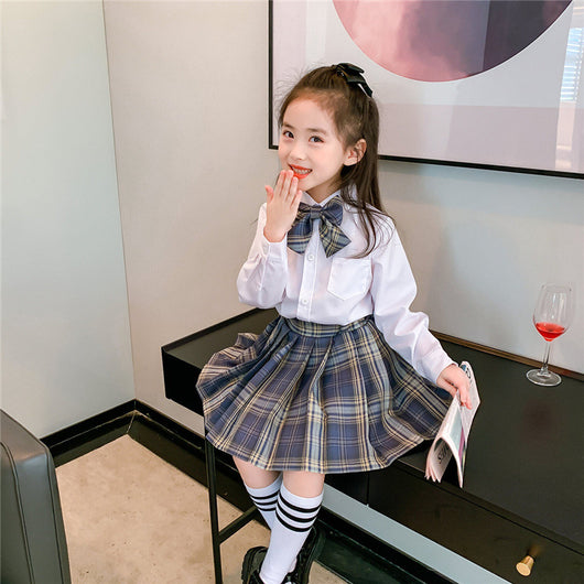 Conjunto Infantil Elegante: Blusa y Falda Dos Piezas - Image 12