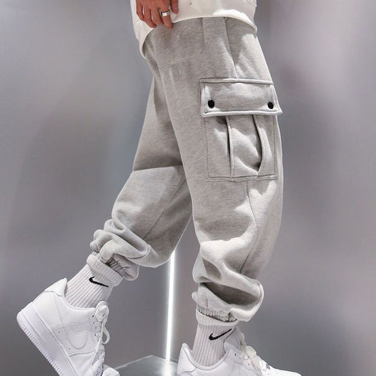 Pantalones Deportivos Holgados para Hombre Otoño Invierno - Versátiles y Cómodos - Image 4