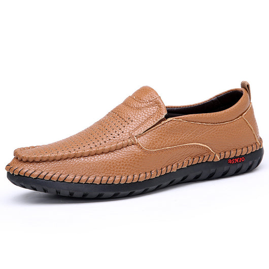 Zapatos Casuales de Cuero para Hombre - Estilo Moderno y Versátil - Image 14