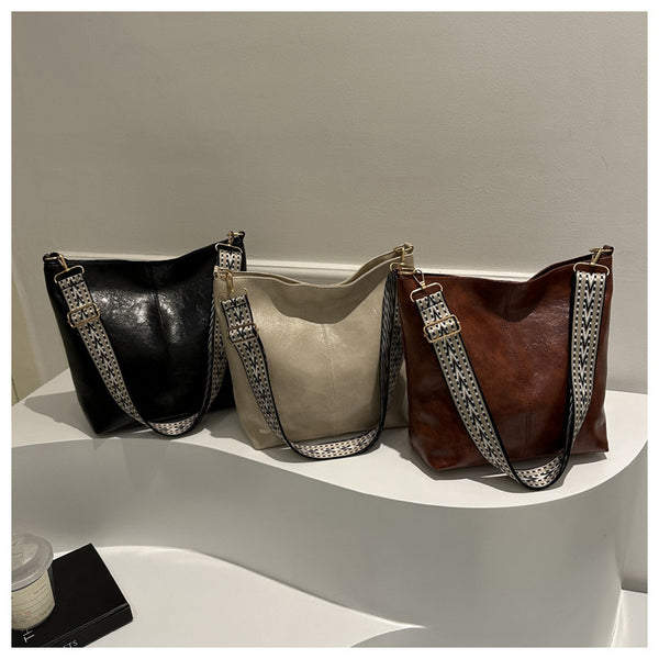 Bolso Bandolera Coreano con Correa Ancha para el Hombro