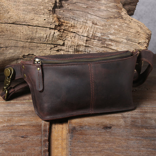 Bolsa de Pecho Cuero Vintage Multifuncional Gran Capacidad - Image 15