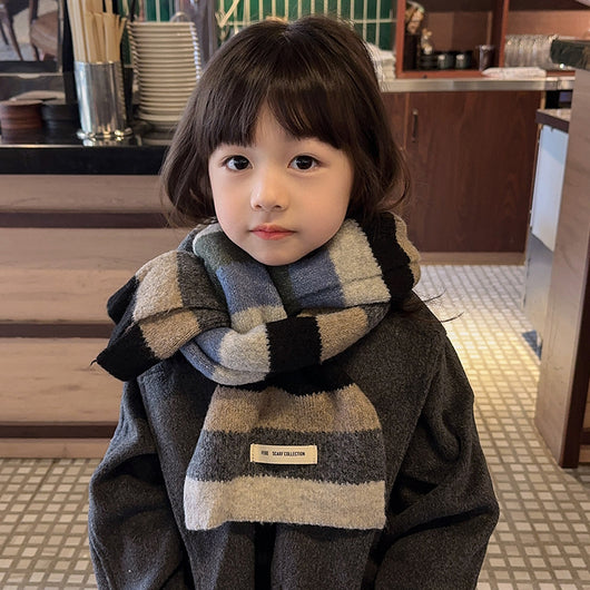 Bufanda Infantil Gruesa y Cálida para Otoño e Invierno - Image 22