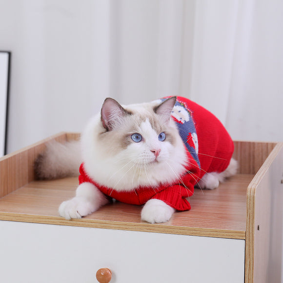 Suéter Navideño para Mascotas - Perros y Gatos