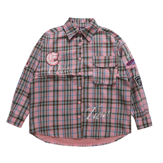 Camisa Abrigo Cuadros de Manga Larga - Image 17