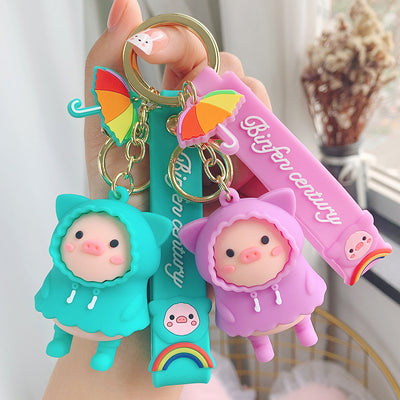 Llavero Adorable Cerdito Impermeable - Accesorio Creativo Cartoon - Image 8