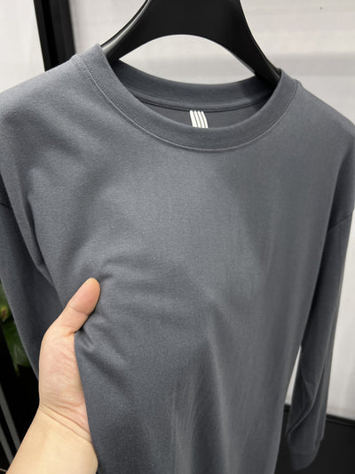 Camiseta Hombre Algodón Premium Cuello Redondo Hombro Descubierto - Image 37