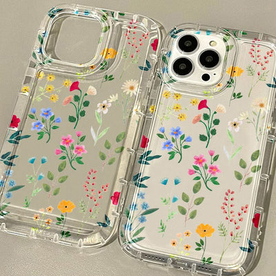 Funda Transparente Floral Todo en Uno para Smartphone - Image 9