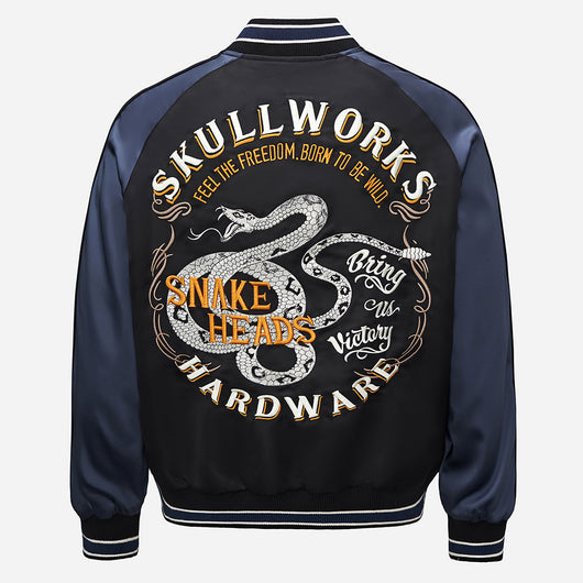 Chaqueta Beisbolera Bordada Año de la Serpiente - Suerte y Estilo - Image 2