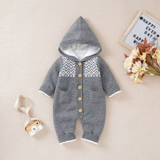 Mameluco Tejido para Bebés con Abrigo Cálido - Image 14