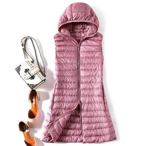 Chaleco Acolchado con Capucha para Mujer - Ligero y Versátil - Image 8