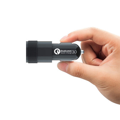 Cargador Dual USB-C PD de Aluminio para Auto - Image 5