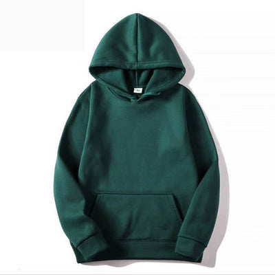 Sudadera con Capucha de Manga Larga - Suéter Casual de Color Sólido - Image 20